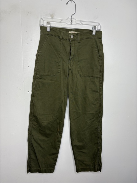 Levi's Pants - Levis Pants Womens 26 Utility Tapered Baggy Ankle Olive Green Granola Core